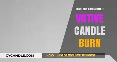 Votive Candle Burn Time: How Long Does a Small One Last?