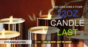 Tyler 22oz Candle: How Long Does It Last?
