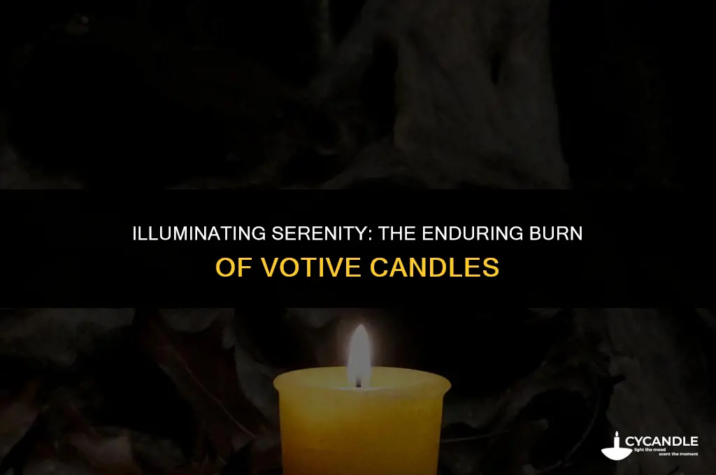 how long does a votive candle burn