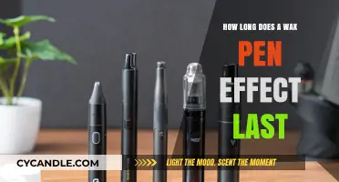 Exploring the Duration of a Wax Pen's Effects: A Comprehensive Guide