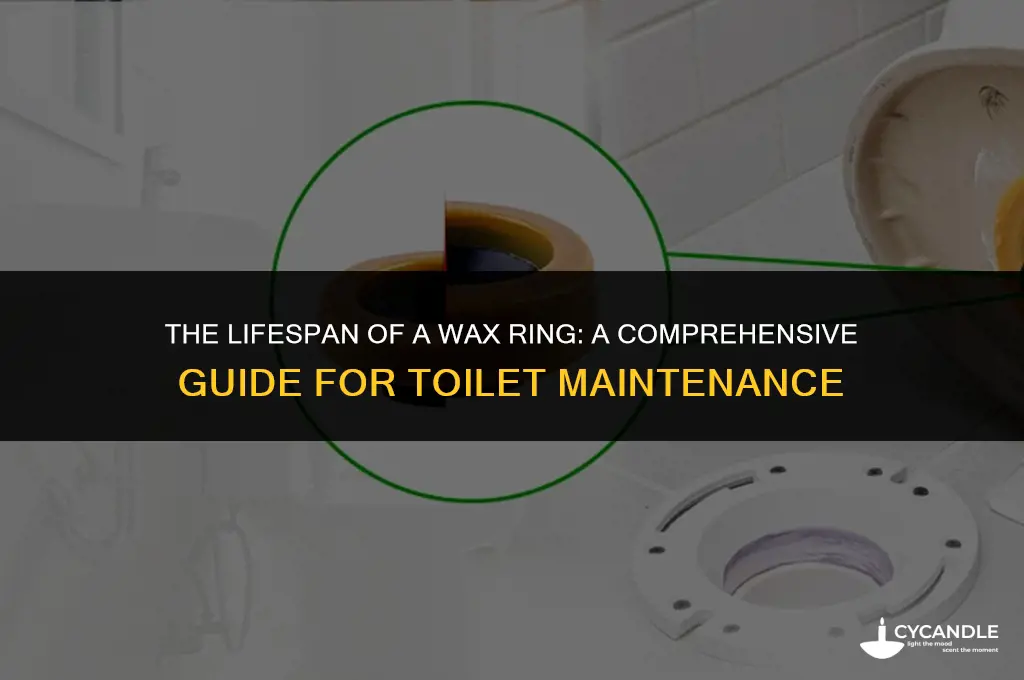 how long does a wax ring last on a toilet