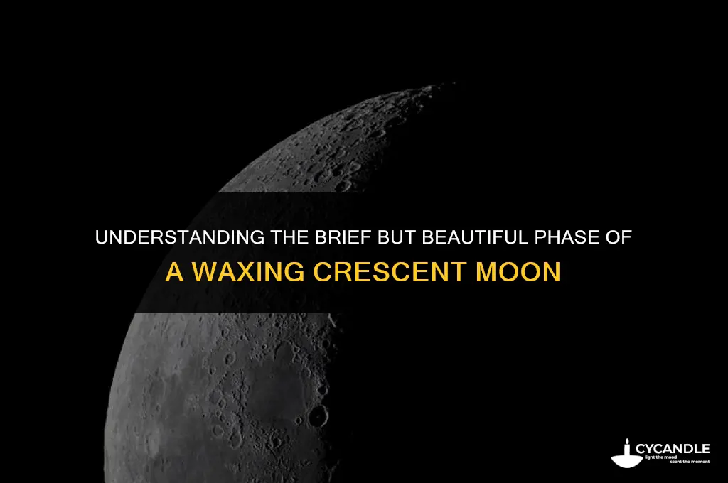 how long does a waxing crescent last