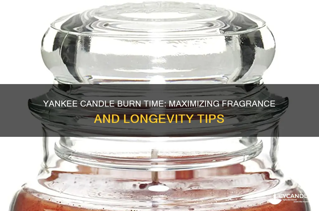 how long does a yankee candle burn