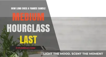 Yankee Candle Medium Hourglass Burn Time: How Long Does It Last?