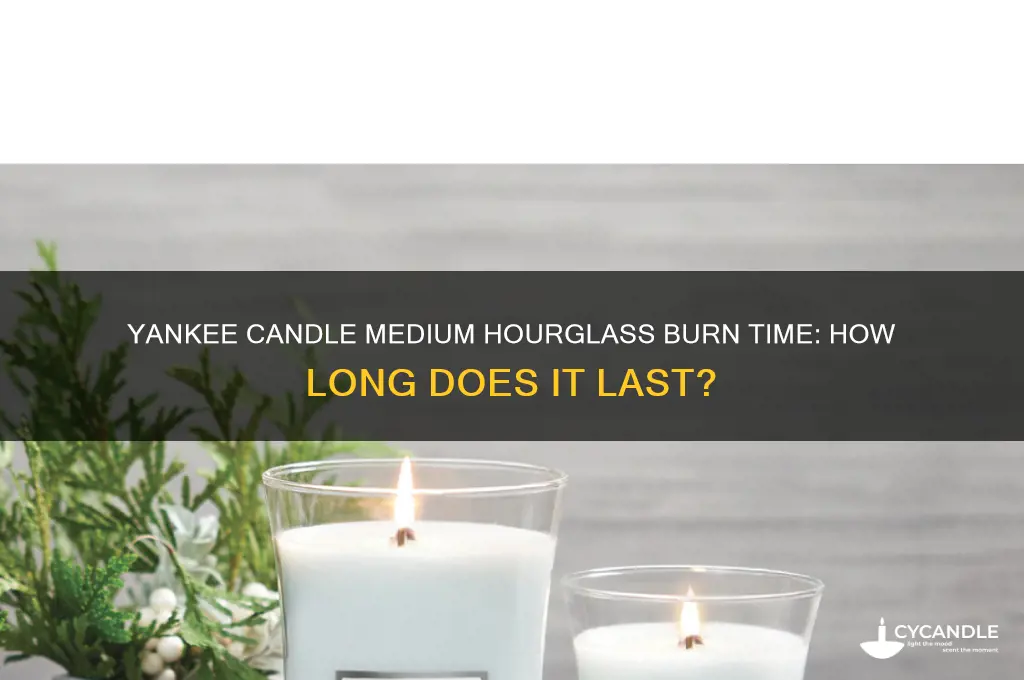 how long does a yankee candle medium hourglass last