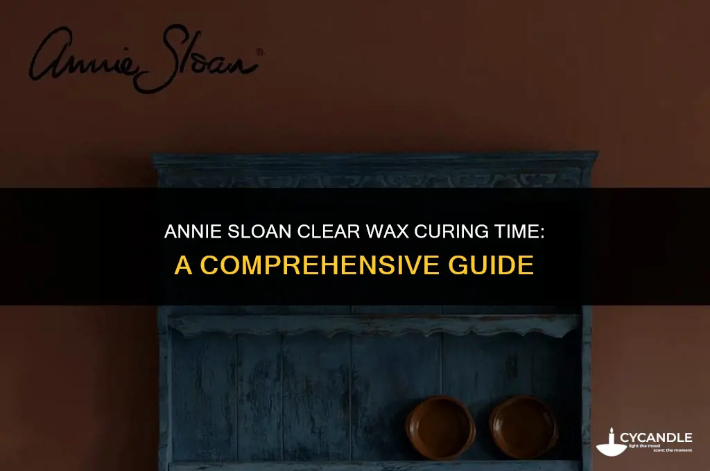 how long does annie sloan clear wax take to cure
