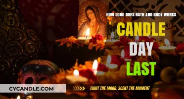 Bath & Body Works Candle Day Duration: What to Expect