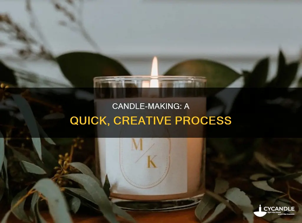 how long does candle making take