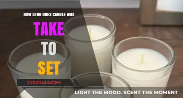 Candle Wax Setting Time: A Guide to Perfectly Hardened Wax