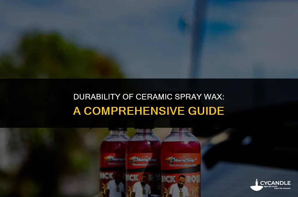 how long does ceramic spray wax last