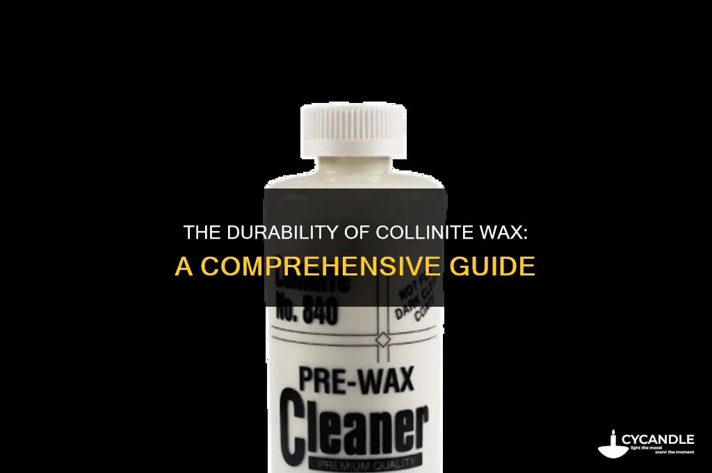 how long does collinite wax last