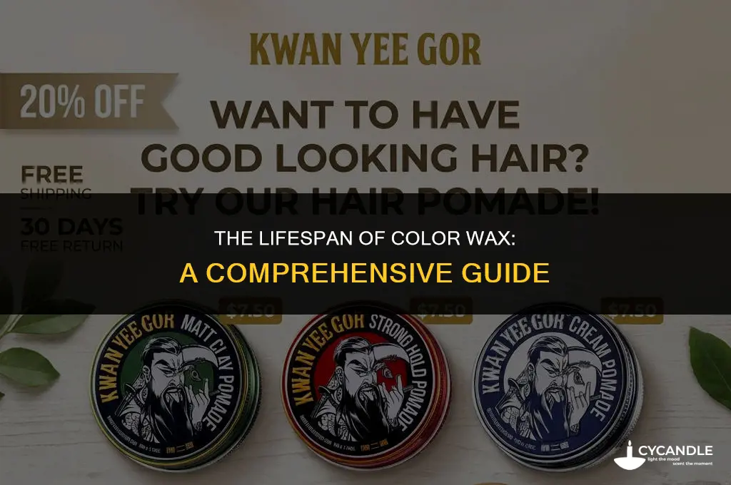 how long does color wax last