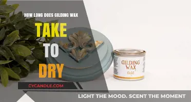 The Art of Gilding: Understanding Wax Drying Times for Perfect Results