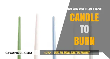 Taper Candle Burn Time: Unveiling the Duration of a Flickering Flame