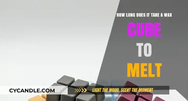 The Melting Timeline: Understanding Wax Cube Dissolution