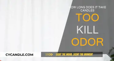 Candles: Odor-Fighting Power and How Long It Takes