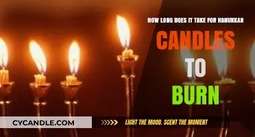 Hanukkah Candle Burn Time: How Long Do They Last?