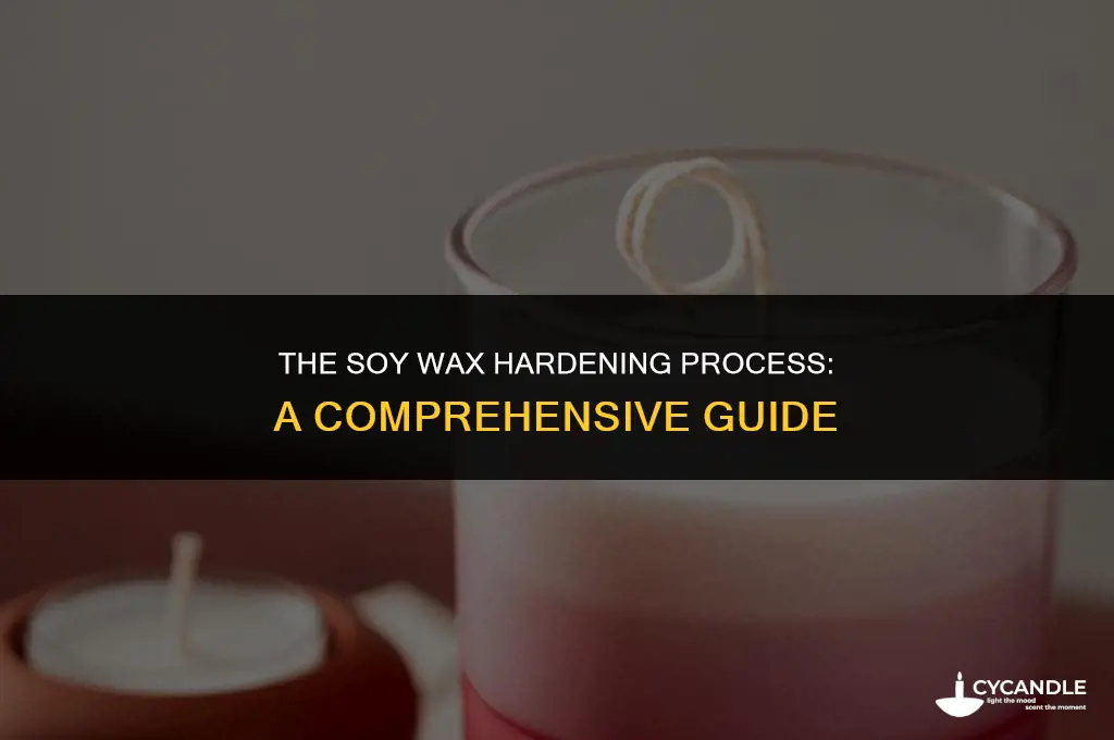 how long does it take for soy wax to harden
