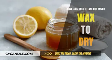 The Sweet Wait: Sugar Wax Drying Time Explained