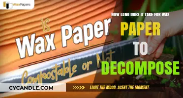 Unveiling the Decomposition Timeline of Wax Paper: An Eco-Friendly Insight