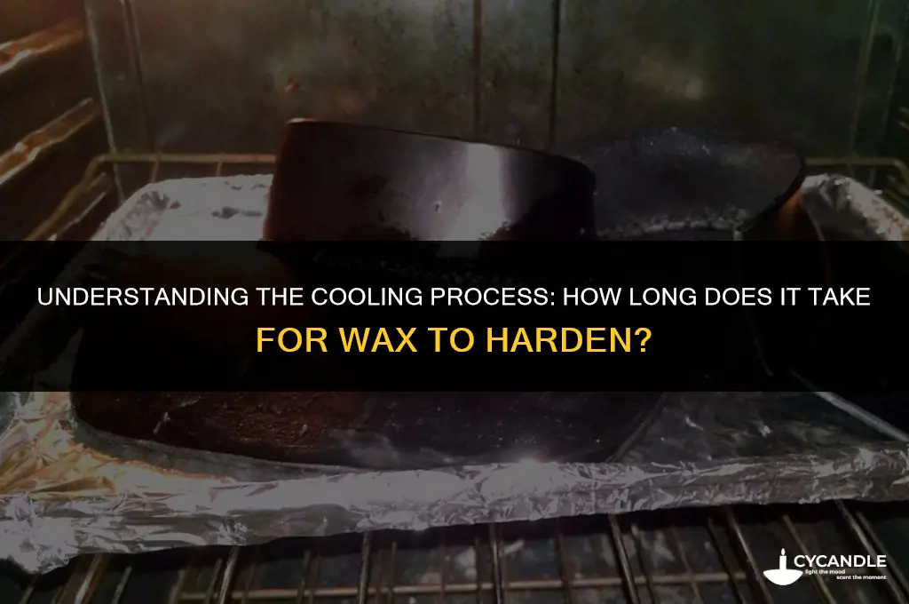 how long does it take for wax to harden back