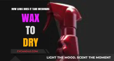 Drying Time of Meguiar's Wax: A Comprehensive Guide