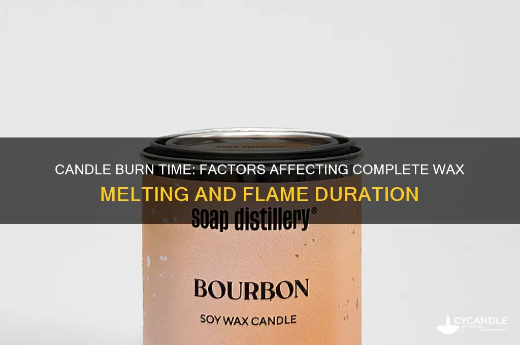 how long does it take to completely burn a candle