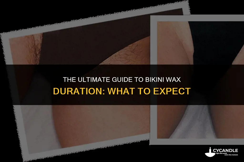 how long does it take to get a bikini wax