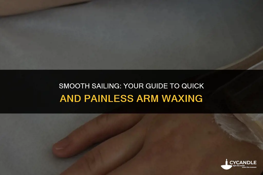 how long does it take to get your arms waxed