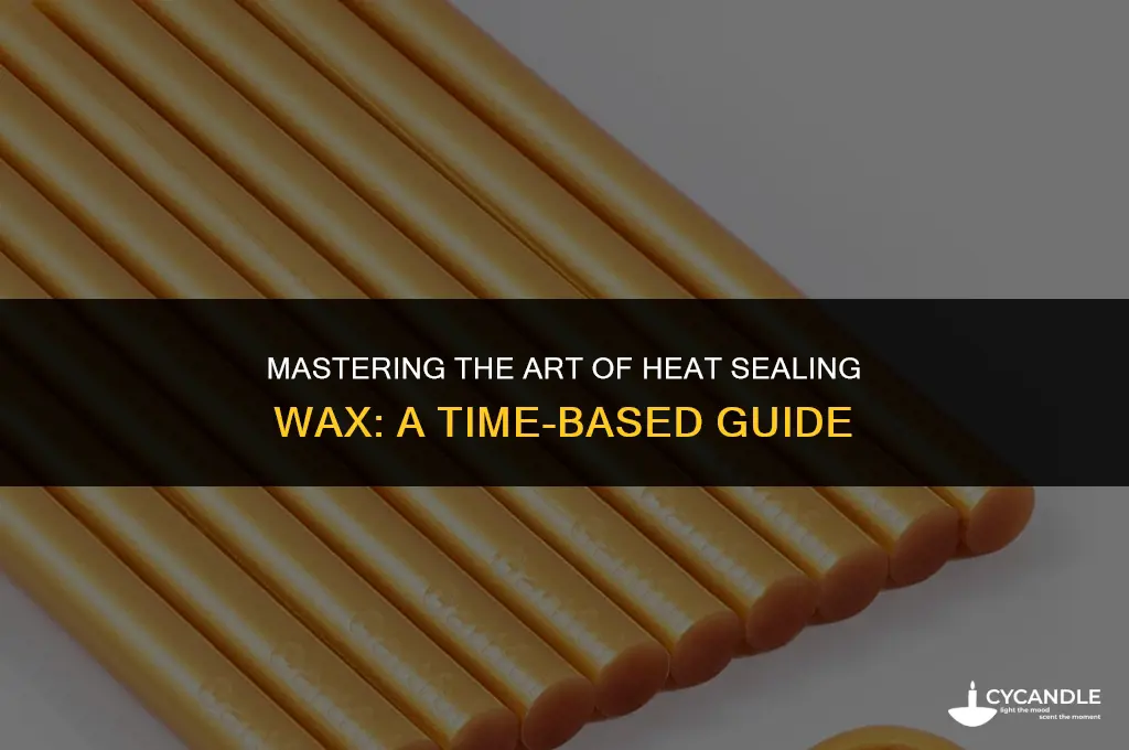 how long does it take to heat sealing wax