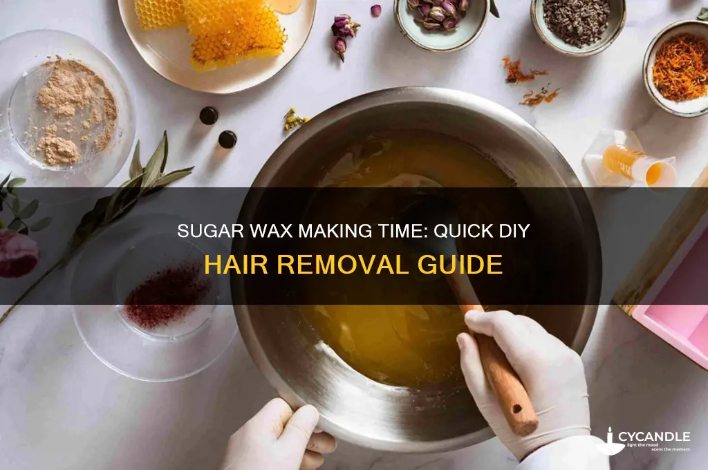 how long does it take to make sugar wax