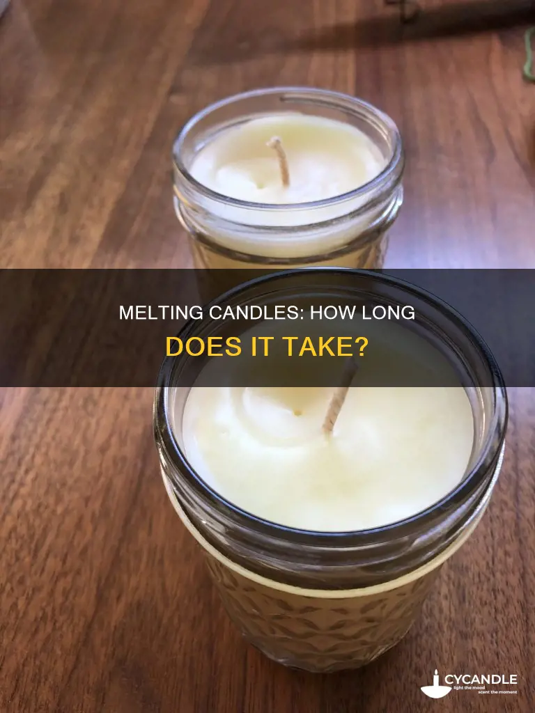 how long does it take to melt a candle
