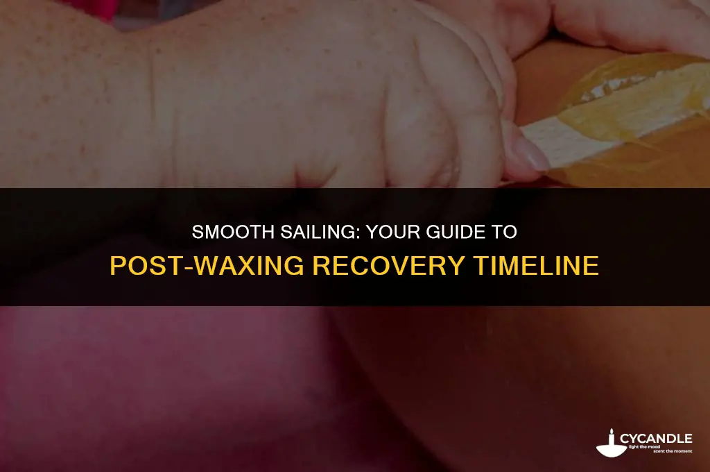 how long does it take to recover from waxing