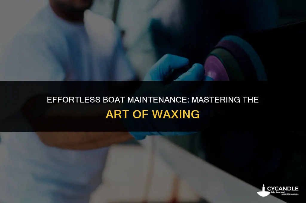 how long does it take to wax a boat