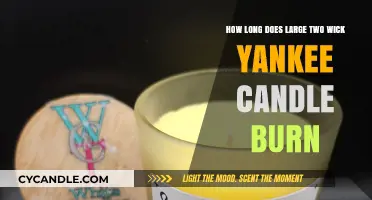 Large Two-Wick Yankee Candle Burn Time: A Complete Guide