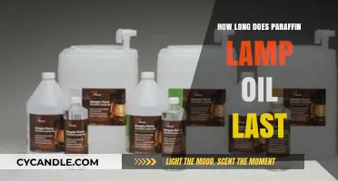 Maximizing Burn Time: How Long Does Paraffin Lamp Oil Last?