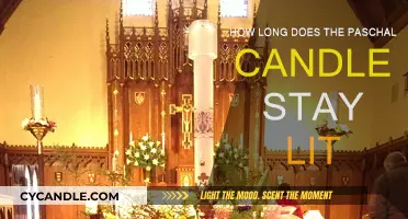 The Paschal Candle: Lit Throughout the Easter Season