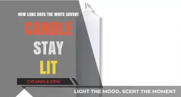 White Advent Candle Burn Time: Duration and Symbolic Significance Explained