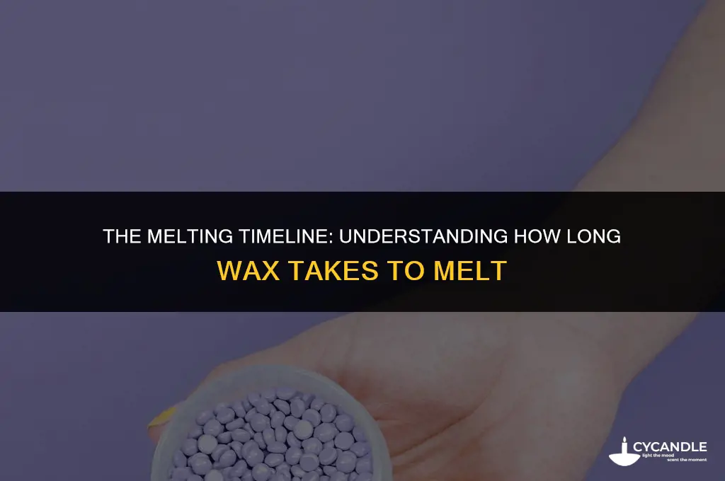 how long does wax take to melt