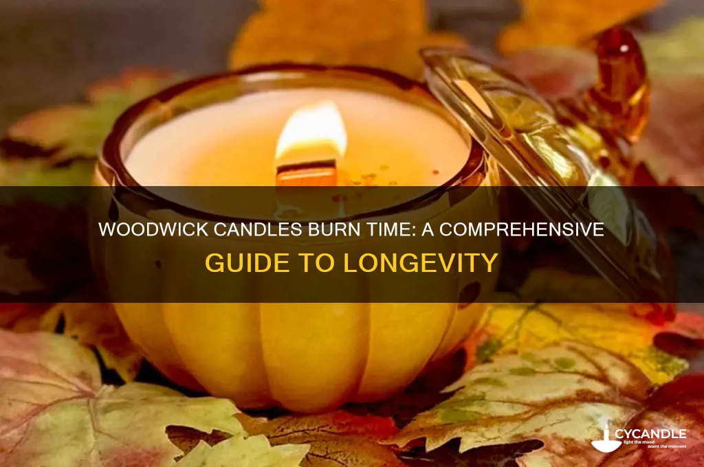 how long does woodwick candles burn