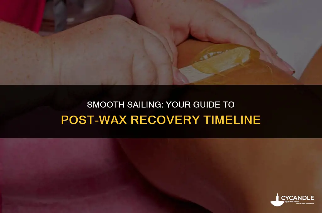 how long dose it take to heal after getting waxed