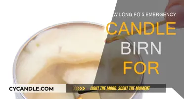 Emergency Candles: How Long Will They Last?