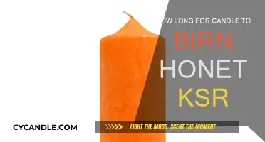Candle Burning: How Long Does It Take to Get Honey?