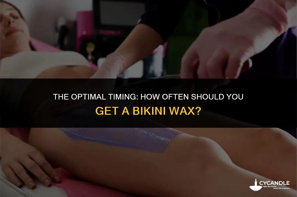 how long in between bikini waxes