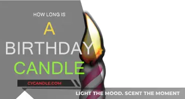 The Standard Birthday Candle Length