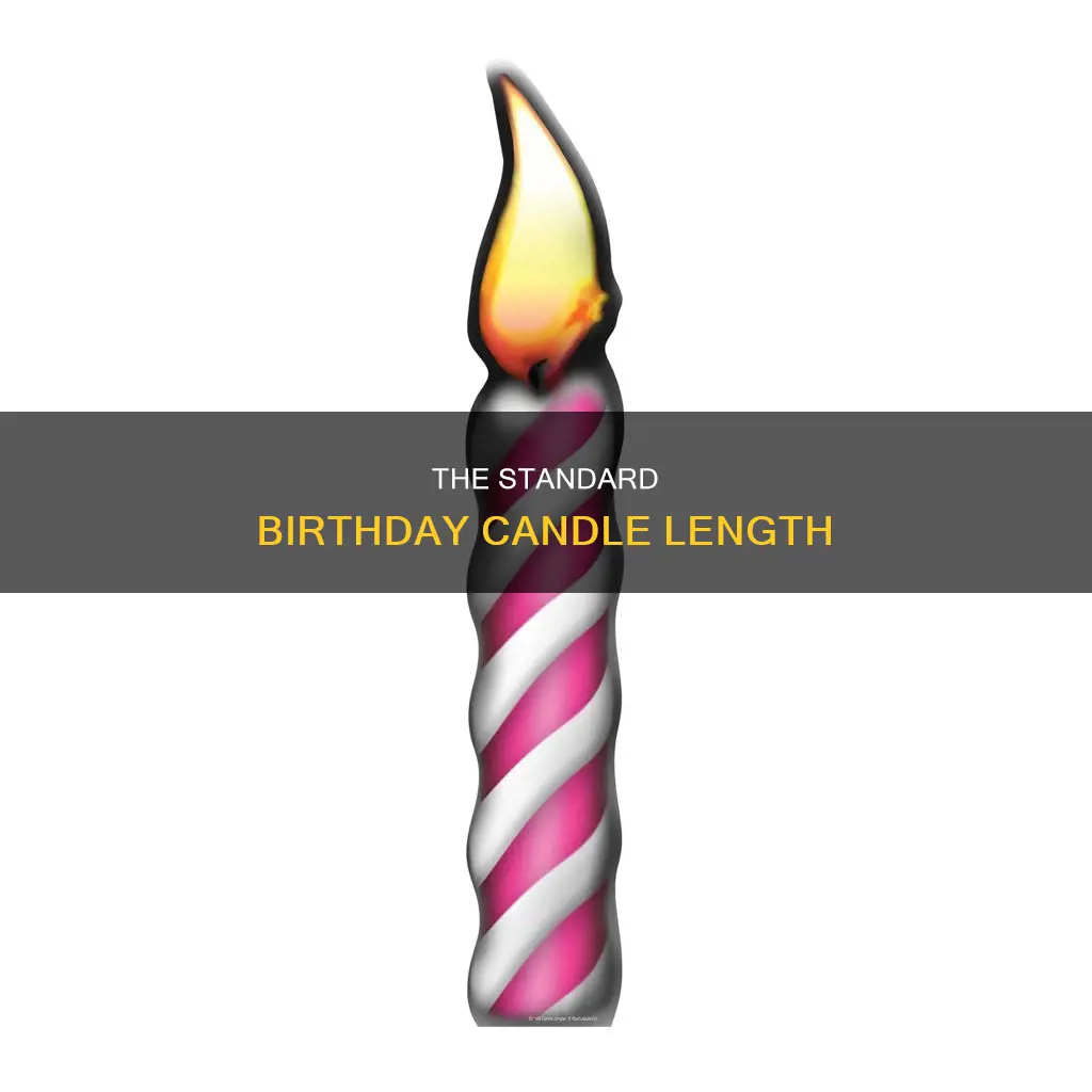 how long is a birthday candle