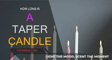 Taper Candles: Standard Sizes and Burning Times