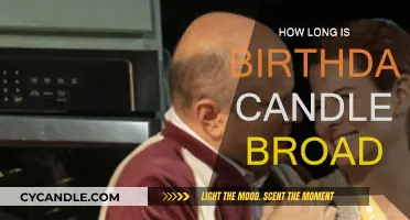 Broadway's Birthday Candles: How Long Does It Burn?