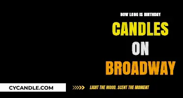 The Duration of Birthday Candles on Broadway