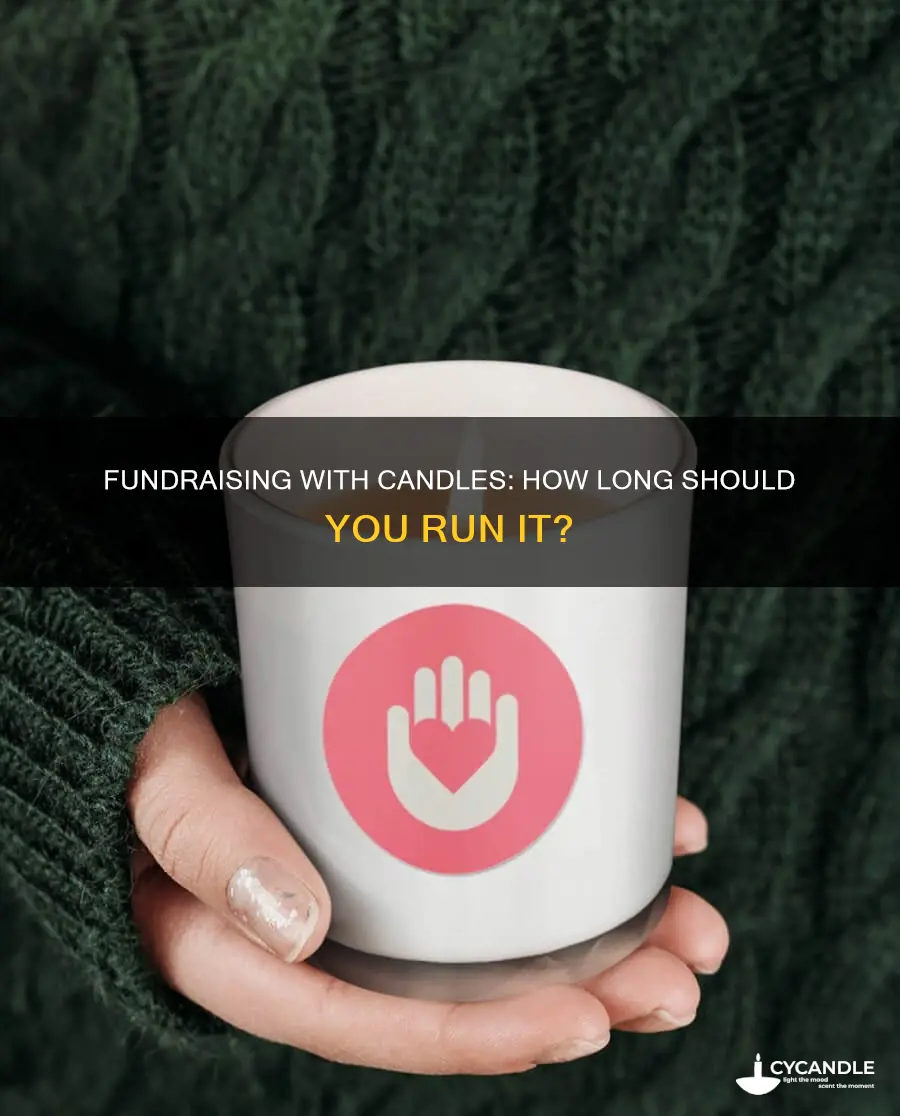 how long is good to have a fundraiser candle sale